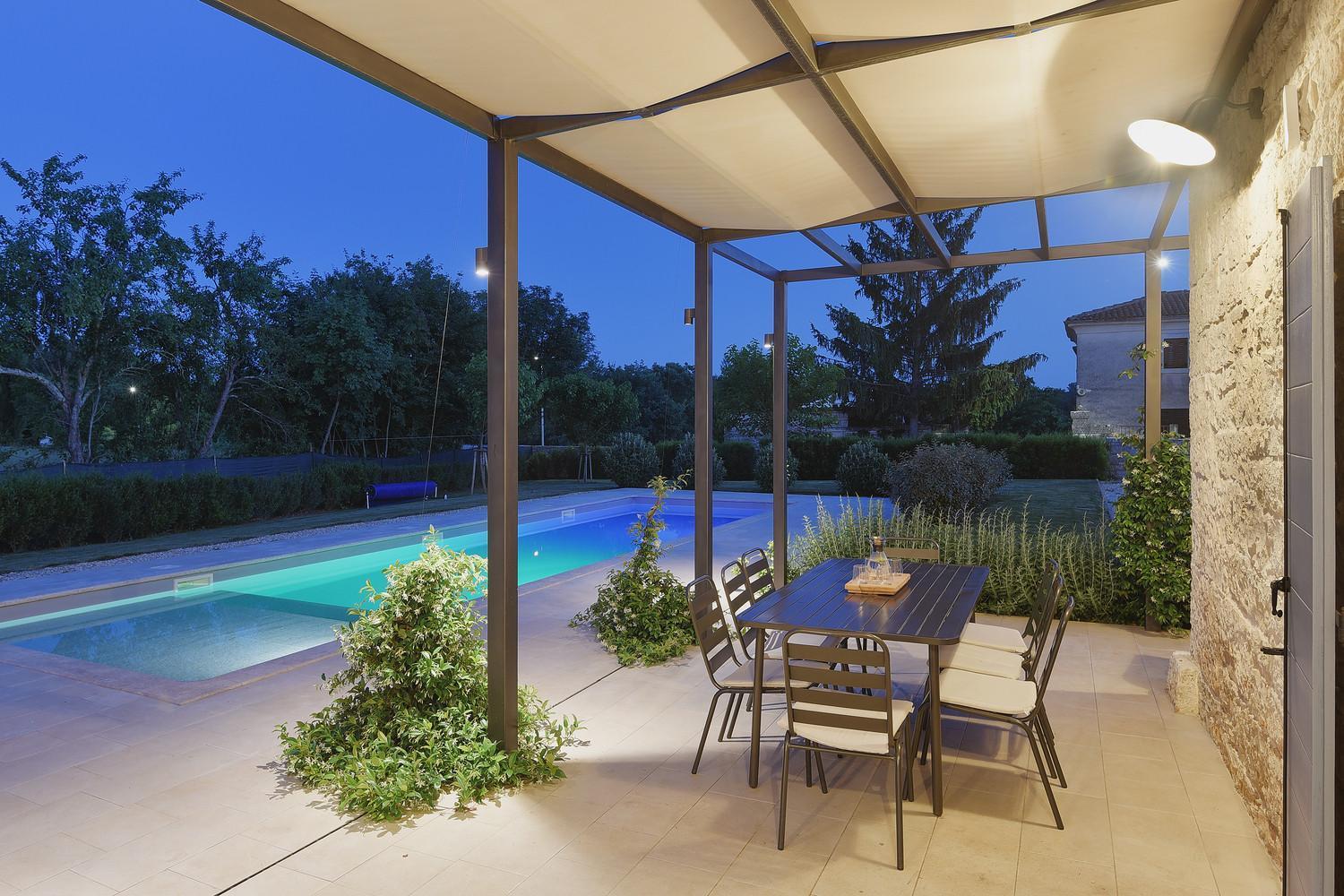 Villa Pi For 8 People In Central Istria With Heated Pool & Large Garden Tinjan Exterior photo